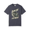 Slow Car Fast Driver Racing Graphic T-Shirt
